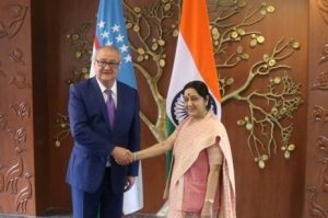 23 August, 2017 Visit of high level Uzbek delegation led by H.E. Mr. Abdulaziz Kamilov, Minister of Foreign Affairs of Uzbekistan to India from 21-23 August 2017.