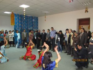 05 April, 2014 Indian participation in the “Cultural Week” of West Minster International University in Tashkent