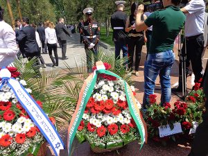 09 May, 2014 Tribute at the Independence Square Memorial