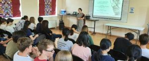 29 August, 2019 Dr. Shobhana Radhakrishna, Chief Functionary of the ‘Gandian Forum for Ethical Corporate Governance’ is on a 3-day visit to Uzbekisan to speak on the message of peace and harmony of Mahatma Gandhi as part of celebrations of his 150th birth anniversary. Embassy of India in Tashkent organized a lecture for Dr. Shobhana at Tashkent International School.