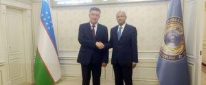 26 September, 2019 Delegation led by Deputy National Security Advisor of India Shri Pankaj Saran met the Minister of Interior Affairs of Uzbekistan H.E. Mr. Pulat Bobojonov in Tashkent. Both sides discussed issues of regional security and ways to intensify mutual security cooperation.