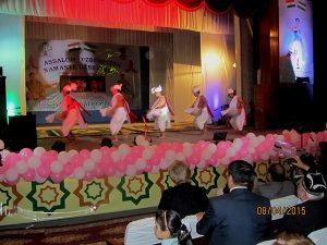 Joint perforance of Sitar Fusion Group and Manipuri Dance group in Hamza Theater, Kokand on April 08, 2015