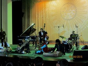 Performance in State consrvatory, Tashkent as a part of International Jazz Festival with the Jazz Ari Roland Quartet (New York, USA)