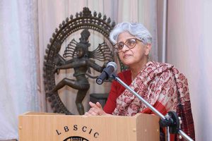 02 May, 2016 Ms. Sujata Mehta, Secretary, Ministry of External Affairs at LBSCIC, Tashkent