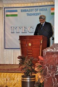 14 October, 2016 H.E. Mr. Vinod Kumar, Ambassador of India, addressing the ITEC alumni on the occasion of ITEC Day 2016