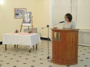 26 November, 2016 Ms Matluba Umurzakova, UN Coordination Analyst sharing her thoughts at the Constitution Day of India at Embassy of India, Tashkent