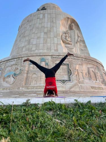 International Day of Yoga (IDY) session held on 13th May 2025 at Boqiy Bukhara