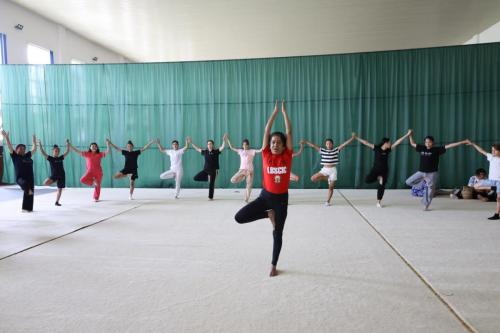 International Day of Yoga (IDY) session held on 21st May 2025 at Athletics Sports Centre, Gulistan