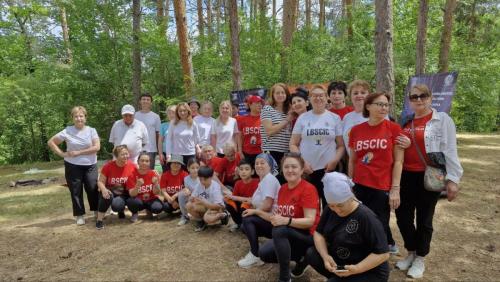International Day of Yoga (IDY) session held on 28th May 2025 at Sukok Nature Reserve, Tashkent Region